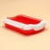 Medium toilet with 36 x 26 x 9, red/white
