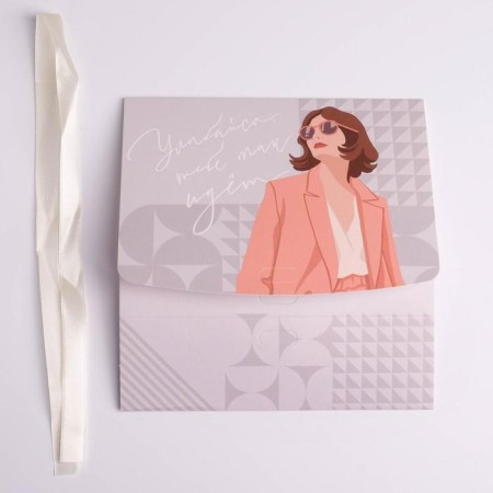Gift folding box, packaging, "tenderness", 16.5 x 12.5 x 5 cm-4
