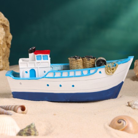 Souvenir ship "Fisherman" 19*7*8cm-3