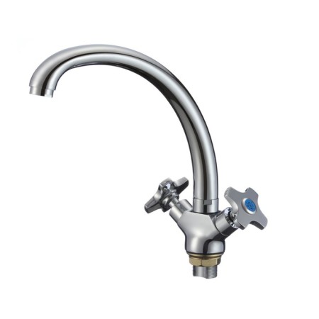 Kitchen mixer RMS SL115-273F, two-welfare, fastening nut, chrome