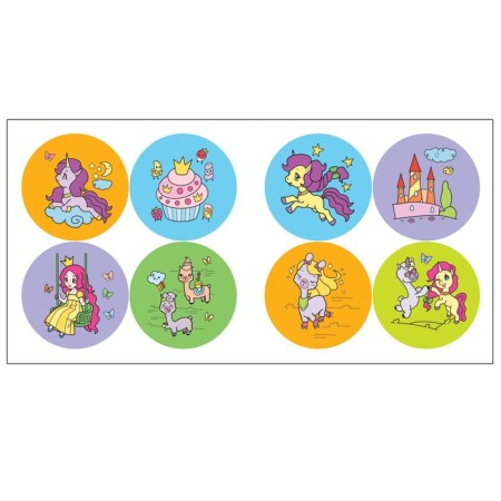 Color on the model. Unicorns. Wonderland-4