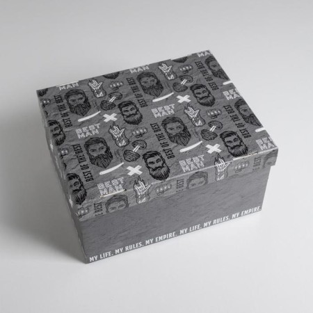 Gift folding box, packaging, “strongest”, 31.2 x 25.6 x 16.1 cm-1