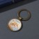 Tail glass, metal "Circle. Cat. I am near" D = 3 cm