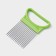 Holder for cutting on onions, 11 × 8 cm, green color