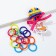 A set of hair rubber bands "Corgi", 16 pcs.