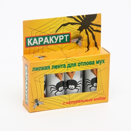 Sticky tape from flies "Karakurt", box, 4 pcs-3