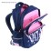 School backpack Bruno VisConti, 40 x 30 x 16 cm, ergonomic back, Dolce vita, blue