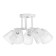 Vanessa chandelier 5x60W E27 white 45x45x27cm