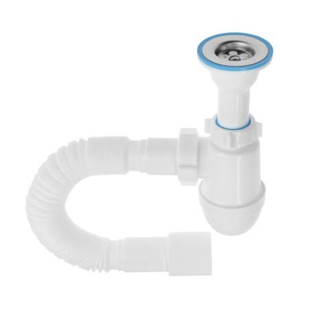 Siphon for the Anya Plast shell Varang VC2015, 1 1/4 "x 40 mm, with a corrugation 40 x 40/50 mm