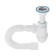 Siphon for the Anya Plast shell Varang VC2015, 1 1/4 "x 40 mm, with a corrugation 40 x 40/50 mm
