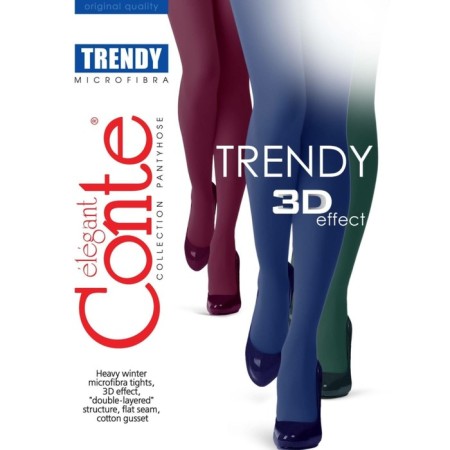 Women's tights Trendy, size 3, color Melanzana-1