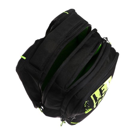 Youth backpack 42 x 31 x 22 cm, Grizzly, ergonomic back, laptop compartment, black/green-11