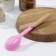 Spoon culinary with slots of the share "stella", 29 cm, pink color