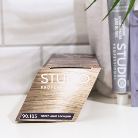 Studio Professional Studio Professional Hair Cream 3D Holography, tone 90.105 Ash blond, 115 ml-3