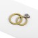 Money envelope "Universal" manual work, rings, 18x9 cm