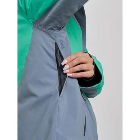 Ski jacket women's, size 54, gray color-5