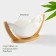 Porcelain salad bowl on the bamboo stand Bellatenero, 800 ml, white color