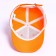 Baby cap for a boy, color orange pp 54cm