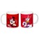 Set of paired mugs, 320 ml "girlfriends", Mickey and friends
