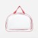 Lightning bag, transparent/red color