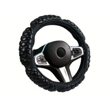 Carfashion Blackberry steering wheel, size m, black/black