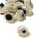 Busin "Eye" oval, 1.2 × 0.9 × 0.9, (set 10 pcs.), White color