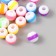 Beads for creativity plastic "Color strip. Gloss" set of 20 g 1.2x1.2x1.1 cm