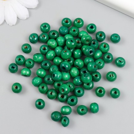 Beads for creativity tree "Green" d = 0.8 cm set 20 grams-1