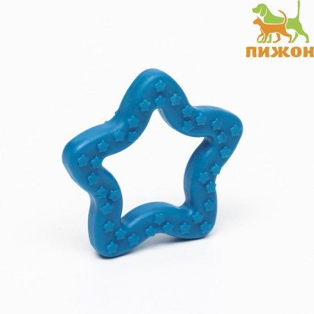 Chewing toy Superproof "Star", 8 cm, blue