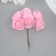 Decorative flower for creativity "rose" pink
