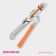 Knife of the canned shade "Original", 16 cm, orange color