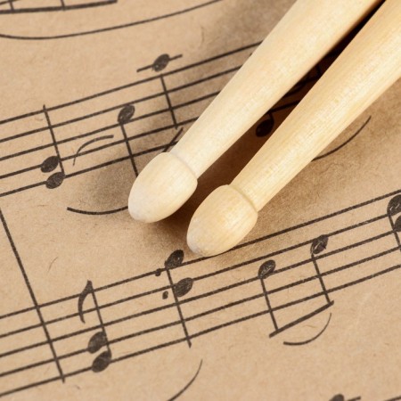 Drum sticks Music Life, 7a, maple, yellow-2