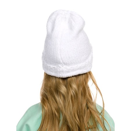 Hat for girls, size 48-50, white color-1