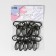 Metal carbine, 45 × 38 mm / 32 × 2.7 mm, 10 pcs, black nickel color