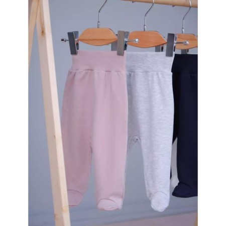 Sliders on a wide Rant Base elastic band, seams outward, height 56 ​​cm, light-beige color-4