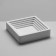 Station for jewelry Universal "Square", 10 × 10 × 2.4 cm, white color