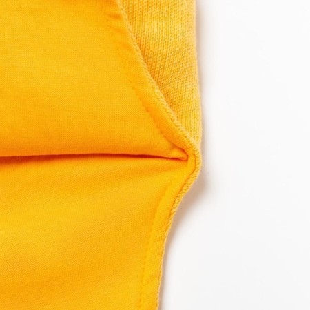 Hat-shuttle for a girl, mustard color, size 42-46-4