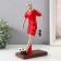 Souvenir Polystone "Athlete - Football player" Red with gold 16.8x24.3 cm