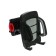 Bicycle holder for the steering wheel CA14 for a smartphone, capture width 50-85 mm, black and gray