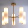 Freya FR5368CL-10BS FIRE, 600x600x490 mm ceiling lamp, E14, 10x40W, brass color