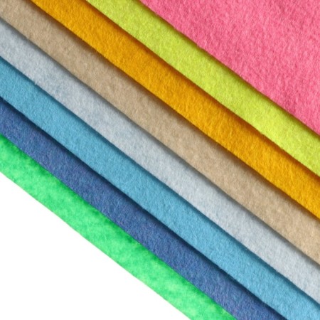 Color felt set, thick-2 mm, A4 format, soft, 8 sheets, 8 colors, pastel colors-3