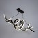 Lamp with PDD "ANEN" LED 96W 3000-6000K Black 90x18x16 cm