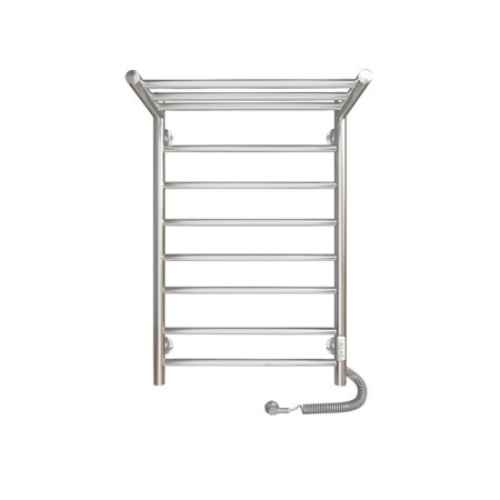 The electric heated towel -heated “Sanprise” Aurora P8, 500x800 mm, with a shelf, right, chrome