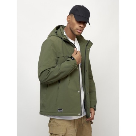 Male spring jacket, size 48, khaki color-10