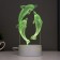 Sensor Lamp "dolphins" LED 7 USB colors/from batteries white RISALUX