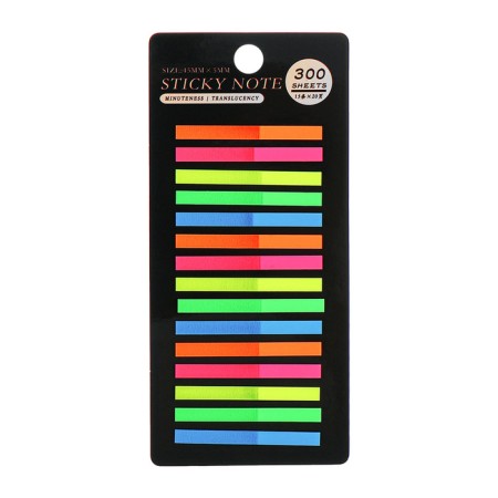 Block-filling with a sticky edge plastic 20l x 15 pieces, 5 cv. Fluoro, 45mm x 4mm Calligrata-1