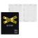 Universal Diary for Destroy 1-11, integral cover, artificial leather, silk-screen printing, Liesse, 80 g/m2