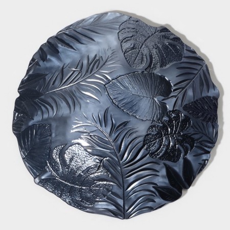 Glass of glass soup "Arabis", d = 21.5 cm, blue color-1