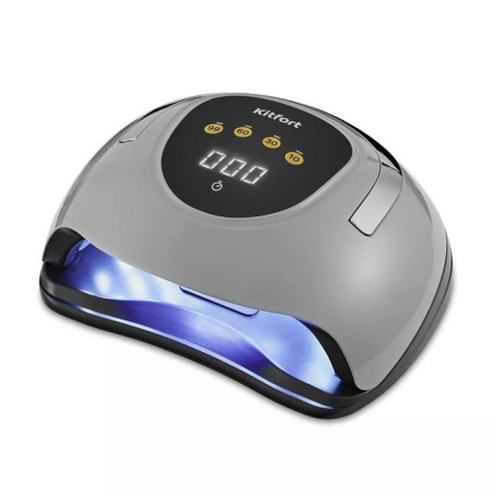 Lamp for gel polish KitFort KT-3152, UV+LED, 57 diodes, 10/30/60/99 C, gray