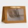 Gift package with a wide bottom and window 25 x 19 x 18 cm, craft